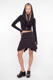 Charbon Skirt Smooth Black