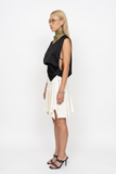 Charbon Skirt Smooth Off-White