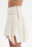 Charbon Skirt Smooth Off-White