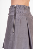 Charbon Skirt Silver Grey