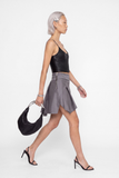 Charbon Skirt Silver Grey